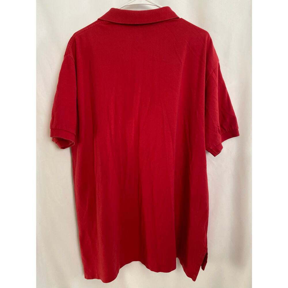 Polo By Ralph Lauren Men's Polo Shirt Color Red Size XXL - Picture 4 of 5